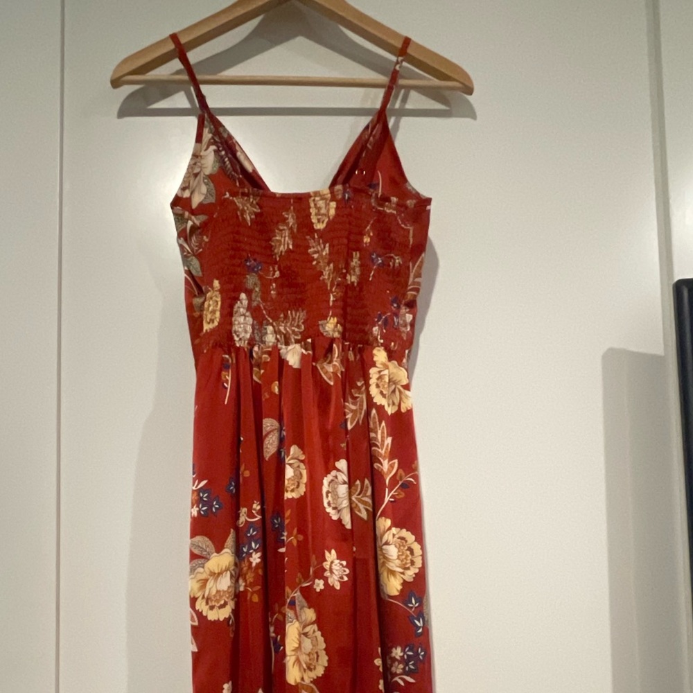 Silky midi dress
